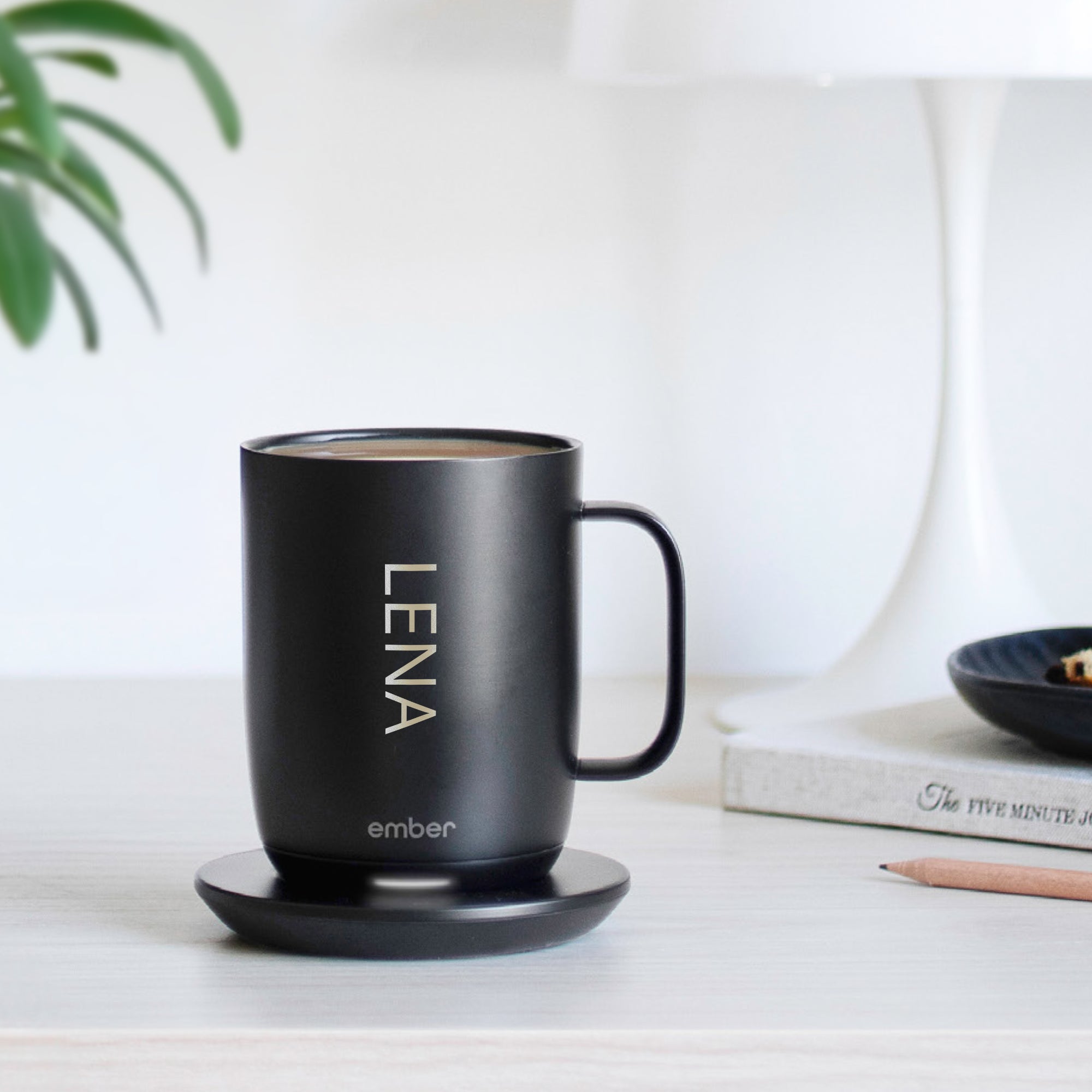 Gepersonaliseerde Ember Control Mug - Zwart - 414 ml