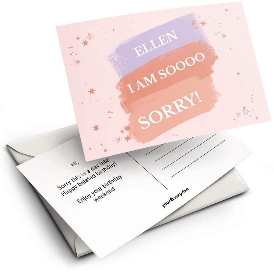 Greeting card - Sorry