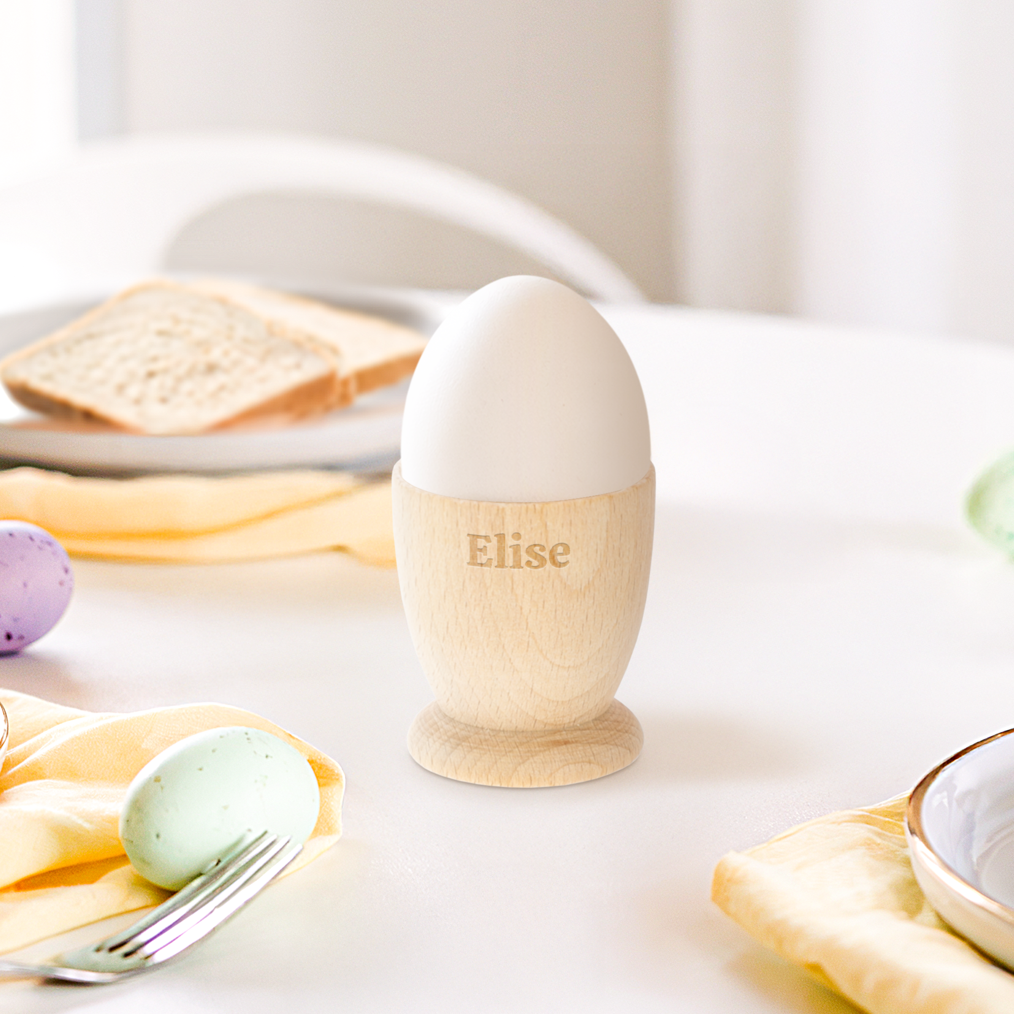 Personalised egg cup