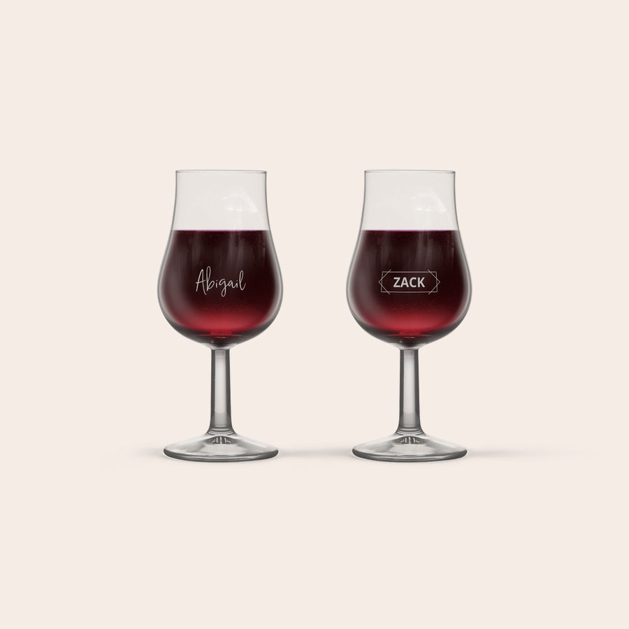 Personalised port glass Personalised port glass