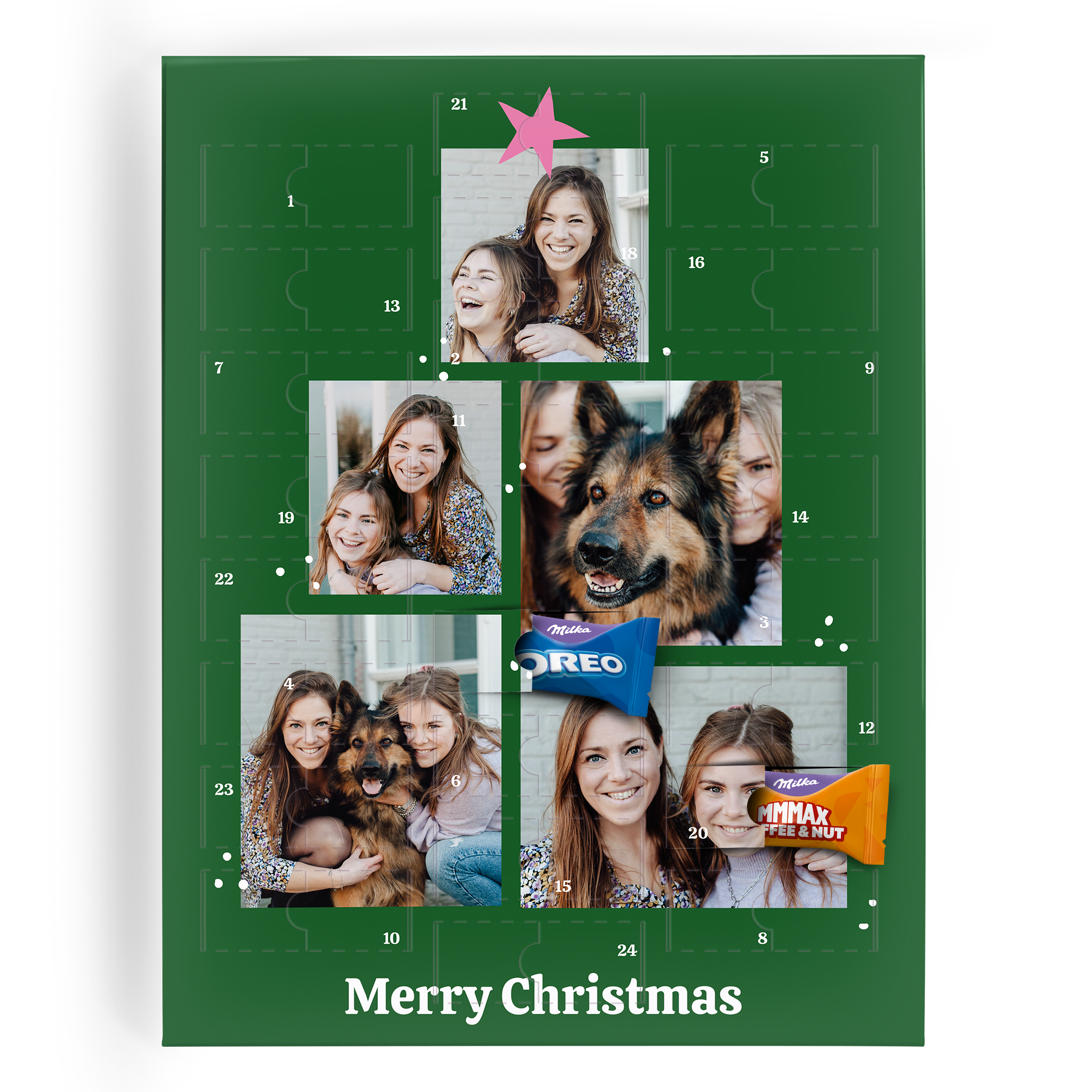 Milka Favorites adventný kalendár