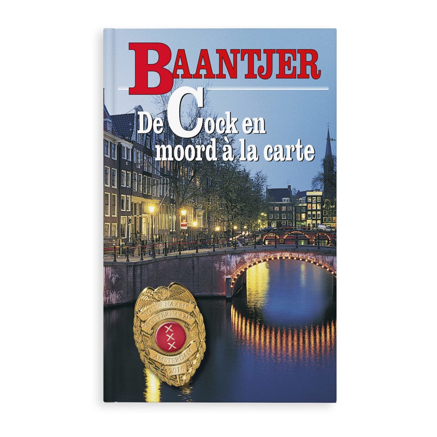 Baantjer boek met naam - Moord à la carte - Hardcover