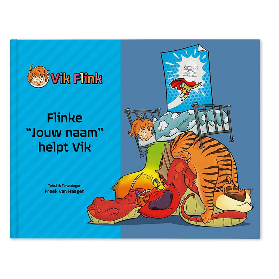 Boek met naam en foto - Vik Flink - Hardcover