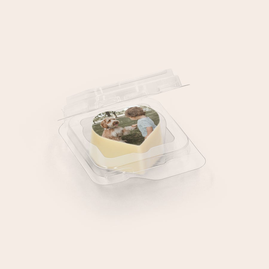 Sjokolade med foto individuelt innpakket Sjokolade med foto individuelt innpakket