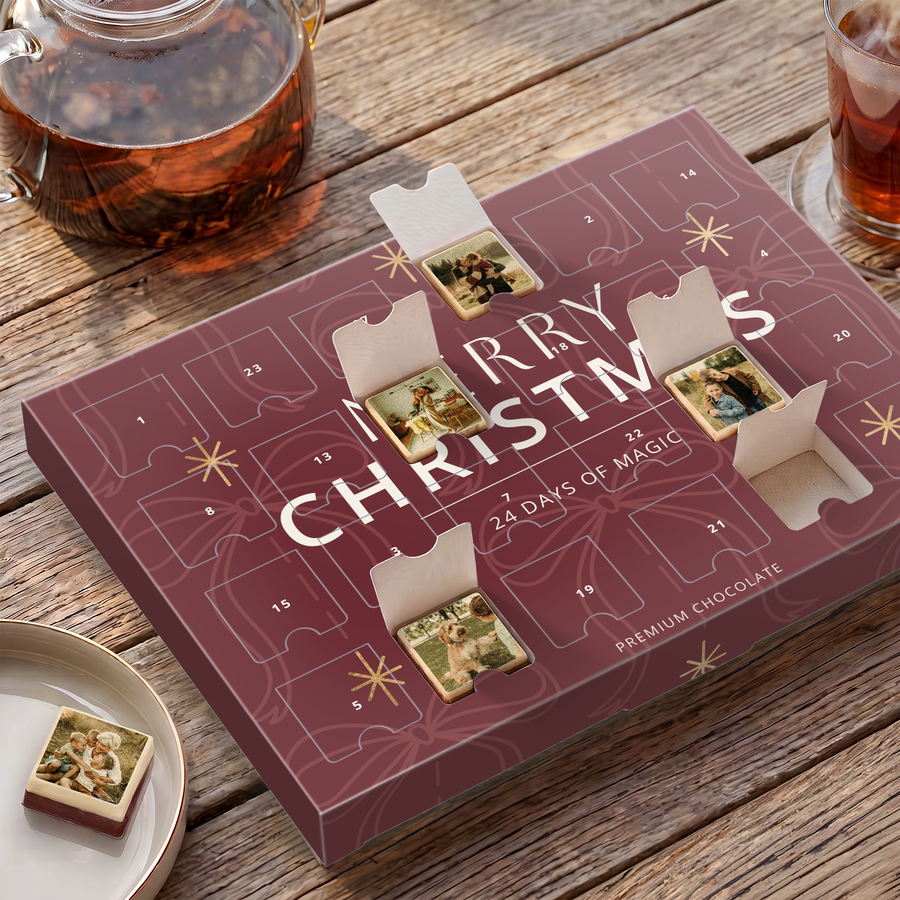 Personlig adventskalender - Fotochoklad | YourSurprise