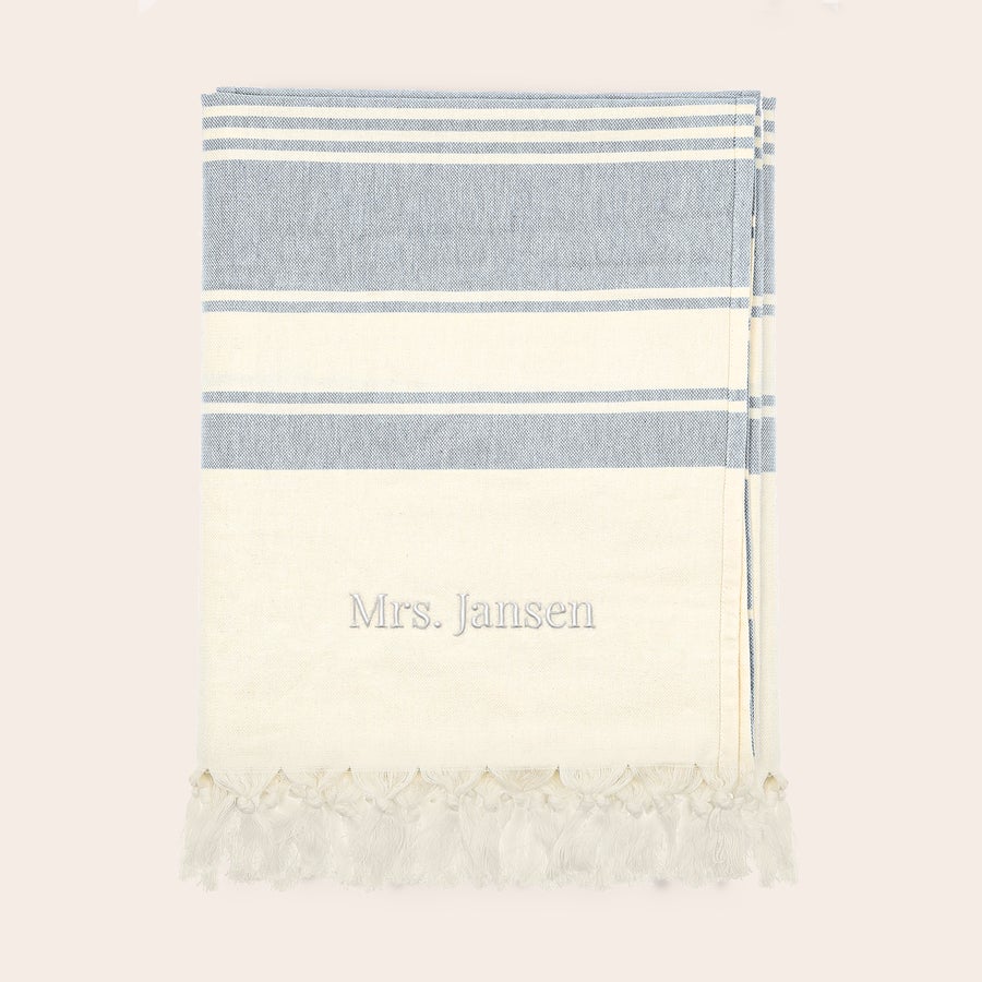 Hamamdoek met naam Hamamdoek met naam