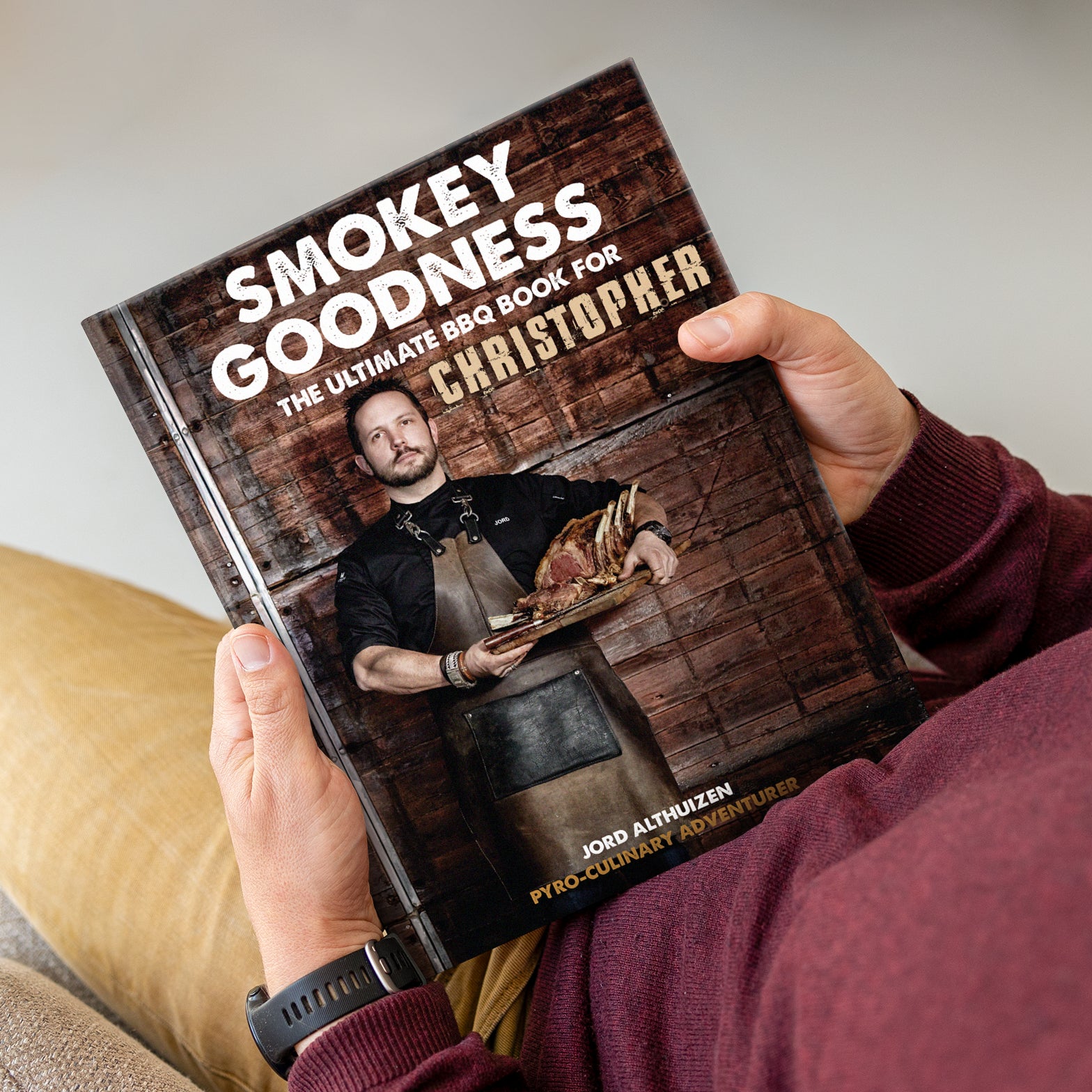 Personalised Book - Smokey Goodness BBQ Book - Hardcover