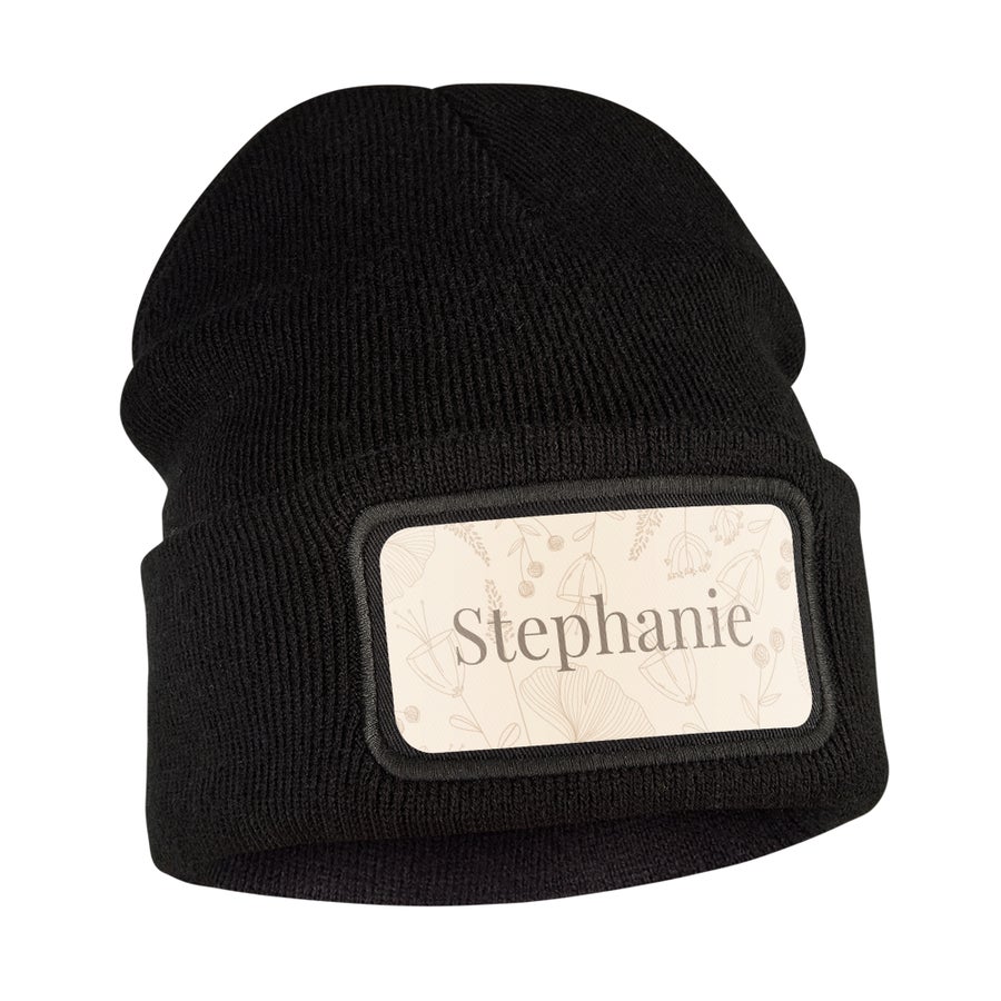 Printed beanie