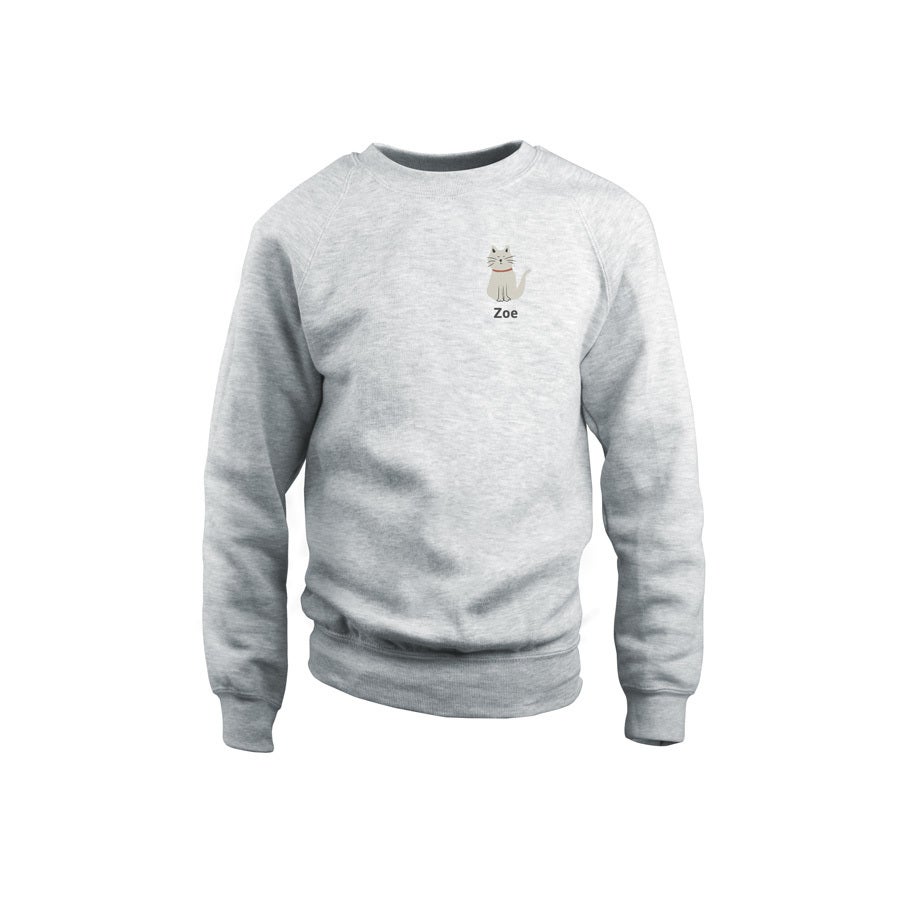 Personalised sweater - Children - Grey - 6 yrs