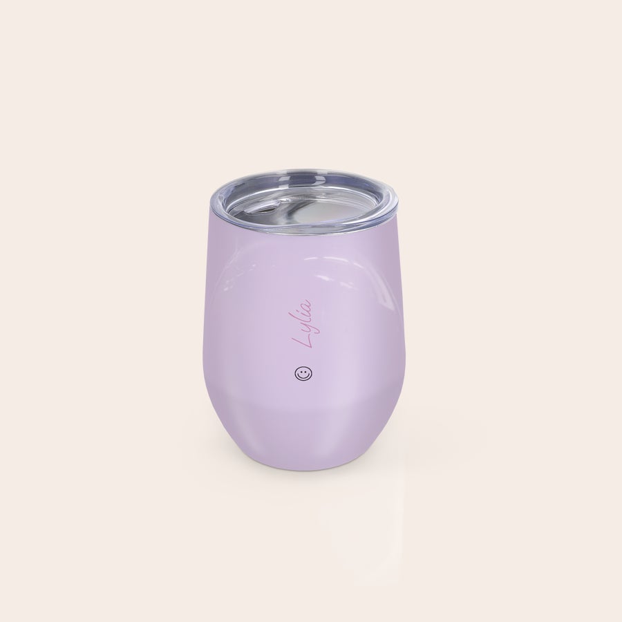 Travel cup with lid Travel cup with lid
