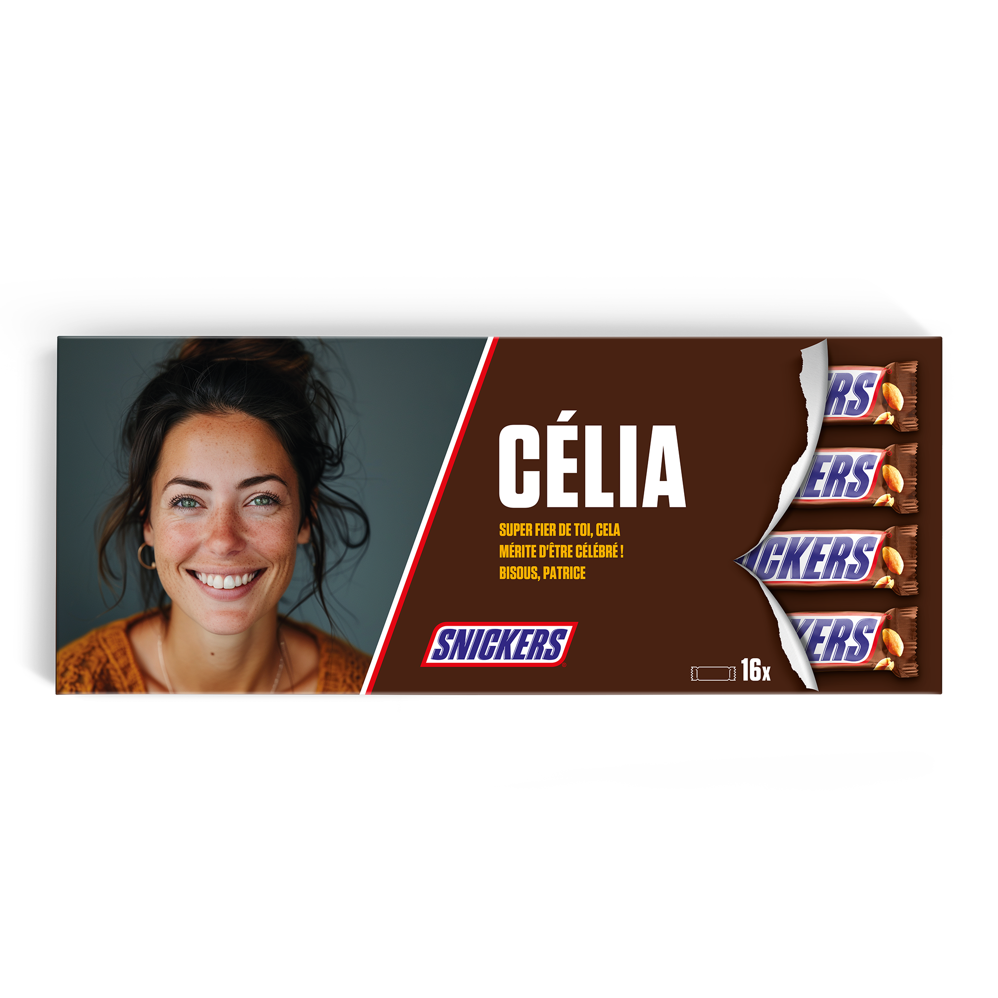 Méga Snickers personnalisé