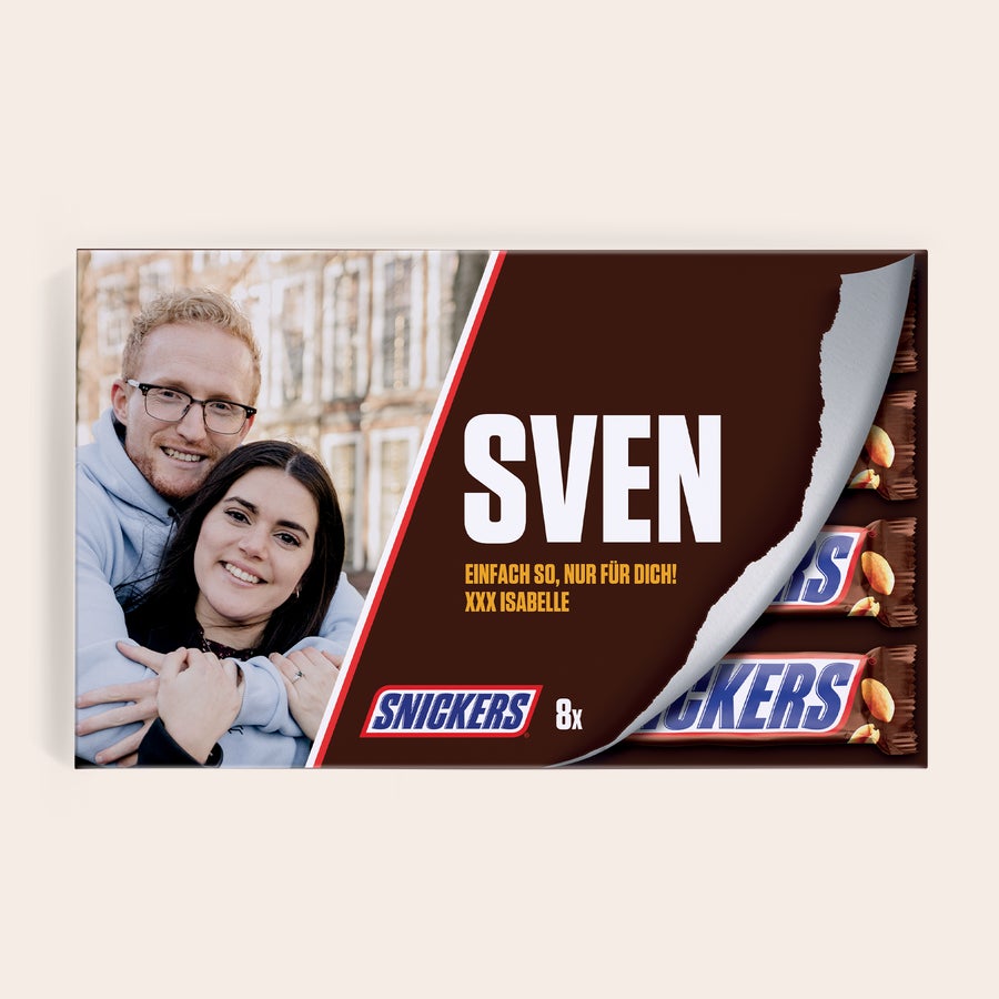 Personalisiertes Snickers Geschenk Personalisiertes Snickers Geschenk