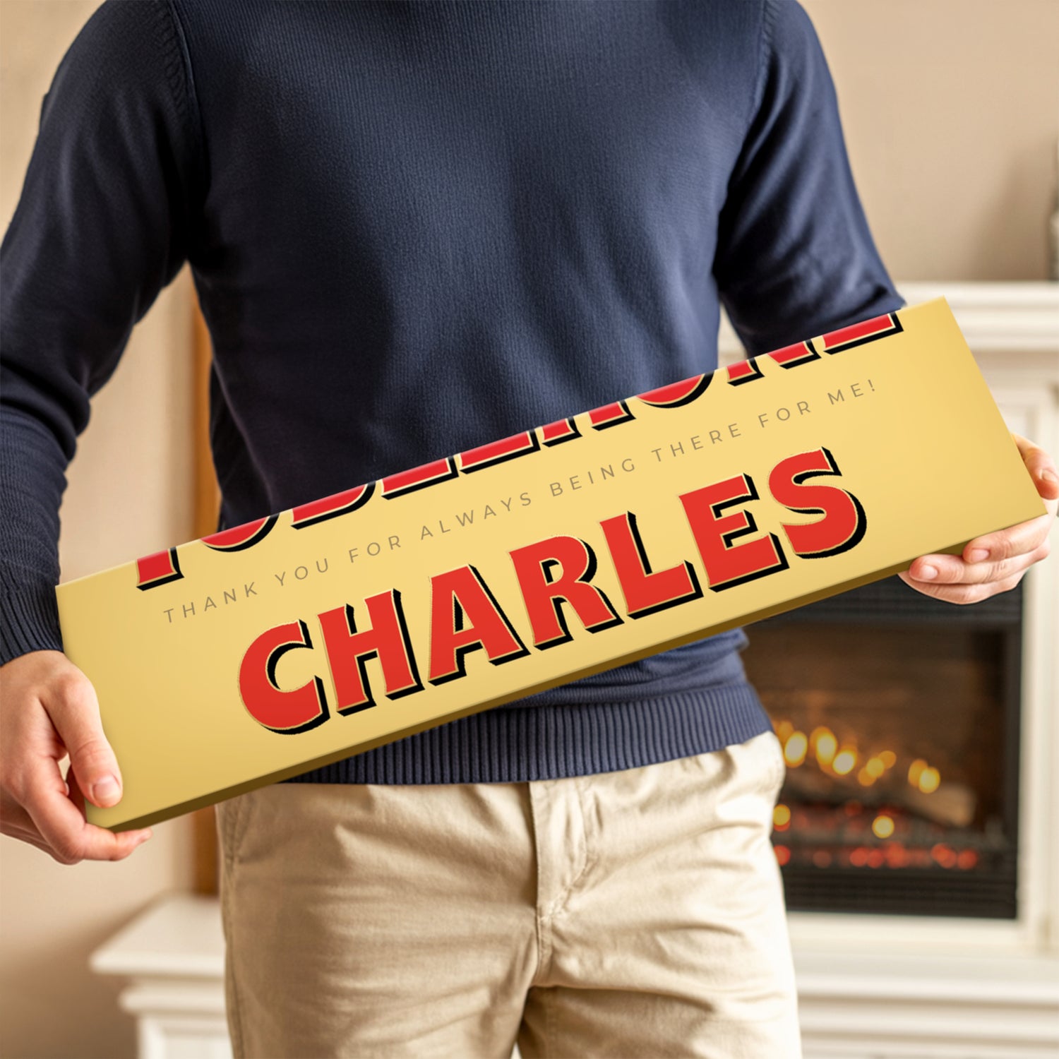 Personalizowany batonik Toblerone - 3600 gram�w