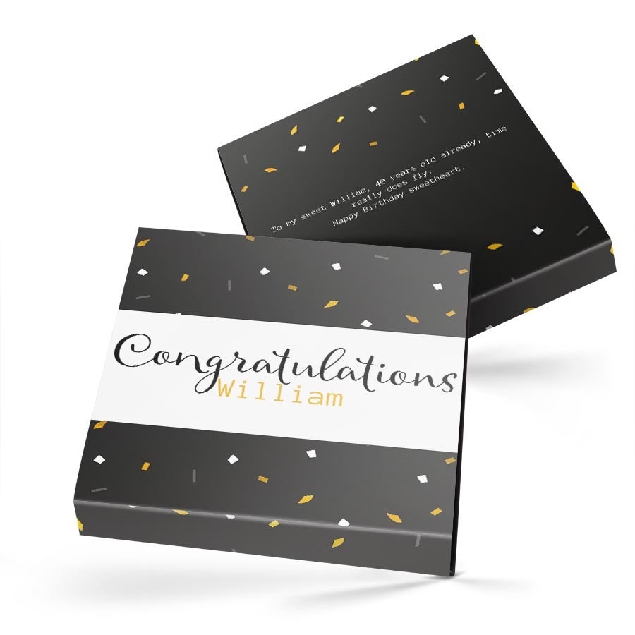 Confezione cioccolatini personalizzati - 49 pezzi