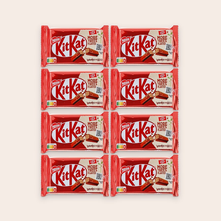 Personalizovaný dárkový obal - KitKat KitKat dárkové balení se jménem a fotografií, 8 tyčinek KitKat 4Fingers s potiskem