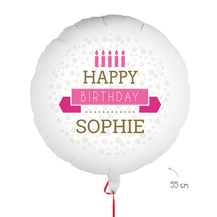Ballon bedrucken mit Foto Geburtstag  - Onlineshop YourSurprise