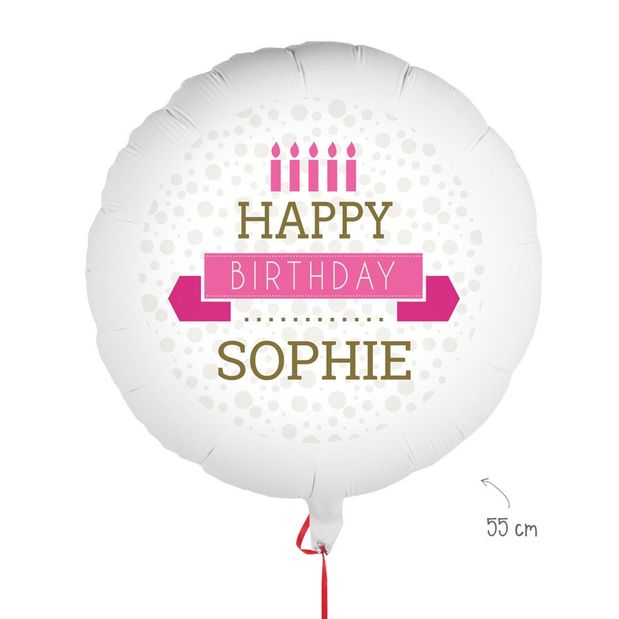 Personalised balloon - Birthday Personalised balloon - Birthday