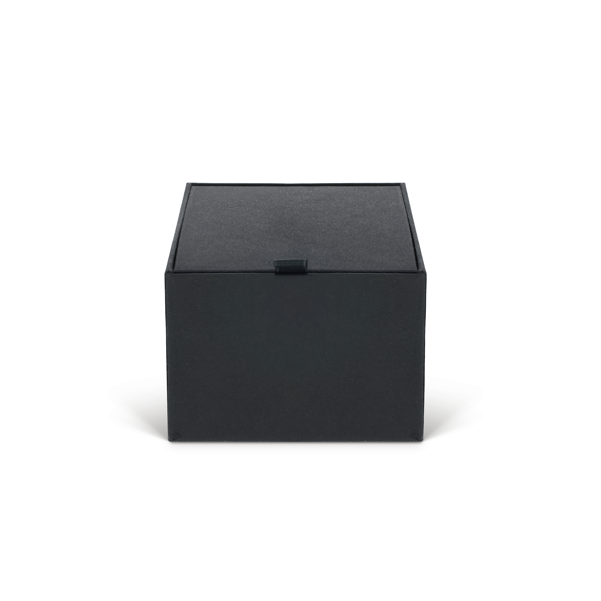 Closed black presentation box for an Eternity Rose with Photo Print.