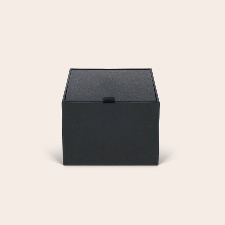 Longlife Rosenbox mit Fotodruck Schwarze Geschenkbox für eine Longlife Rose mit Fotodruck