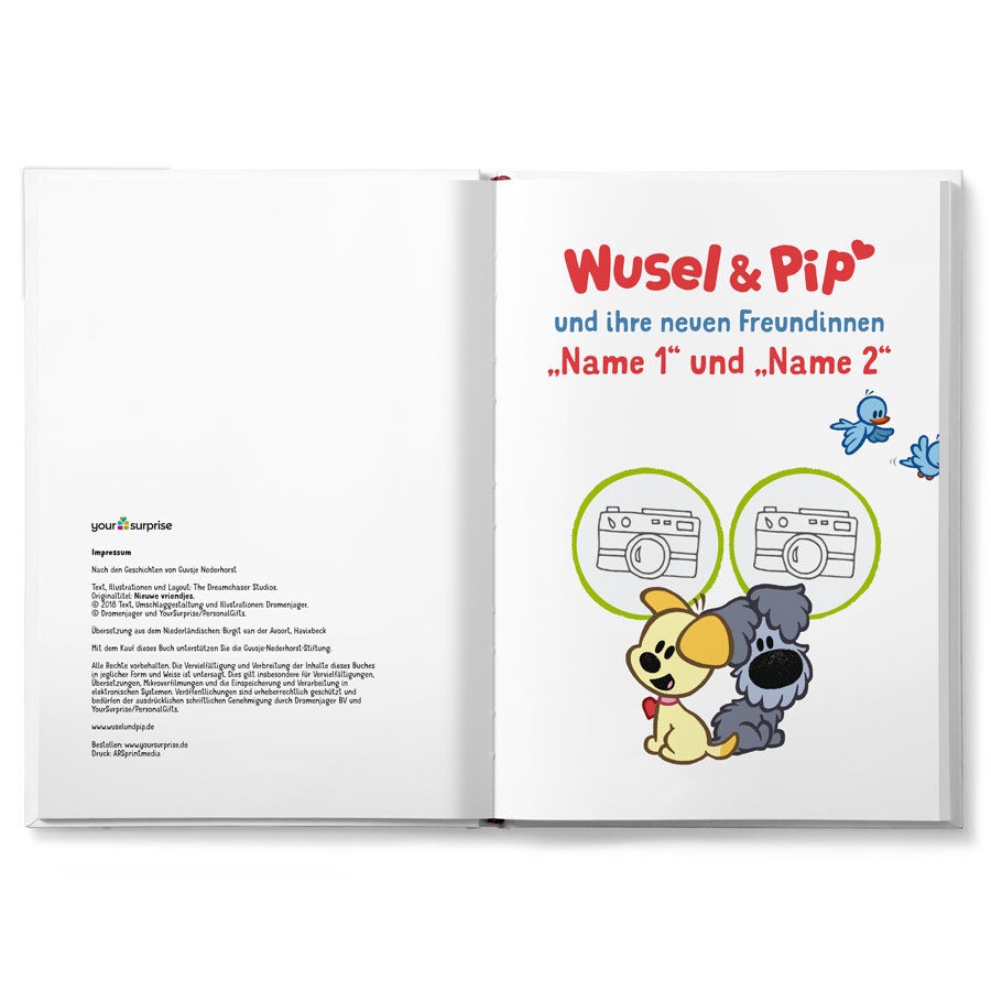 Personalisiertes Kinderbuch - Wusel & Pip