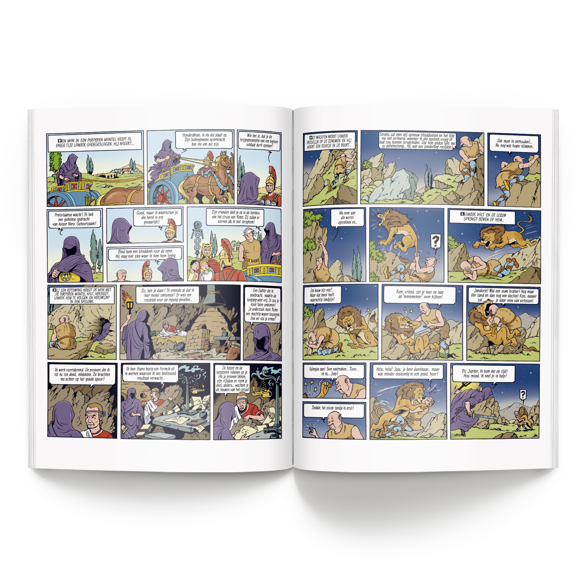 Persoonlijk stripboek - Suske en Wiske Het geheim van de gladiatoren Softcover met jouw naam en foto in het verhaal.