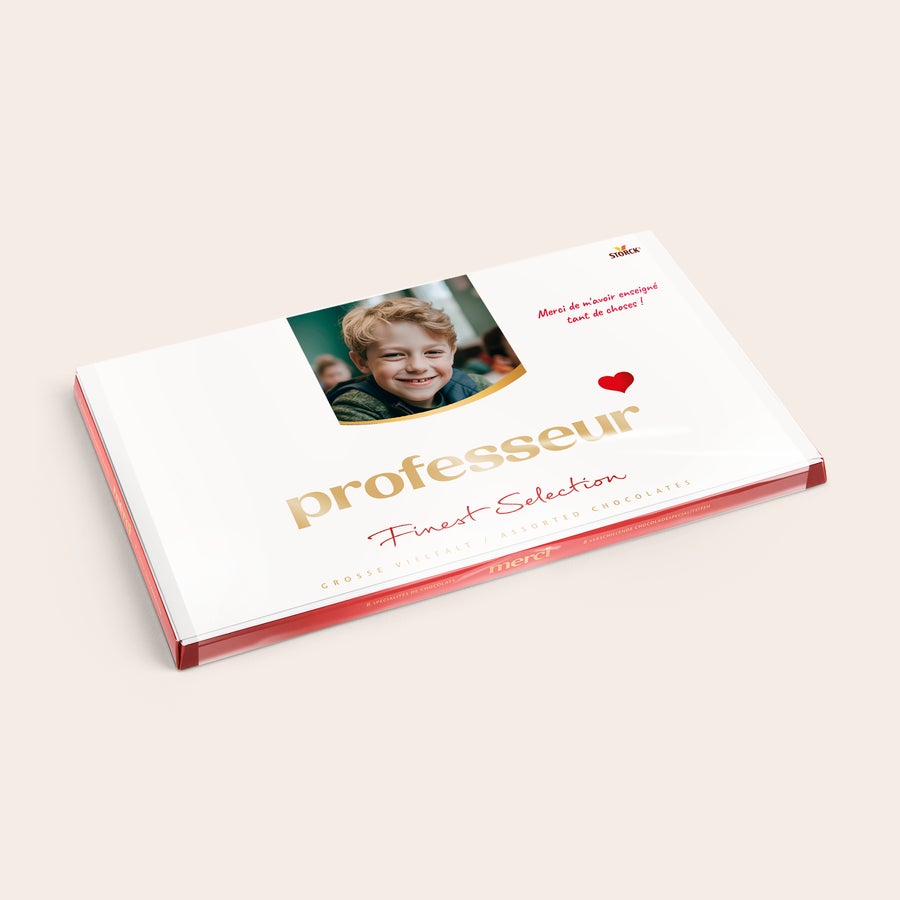 Chocolat Merci Finest Selection avec carte de vœux Chocolat Merci Finest Selection avec carte de vœux
