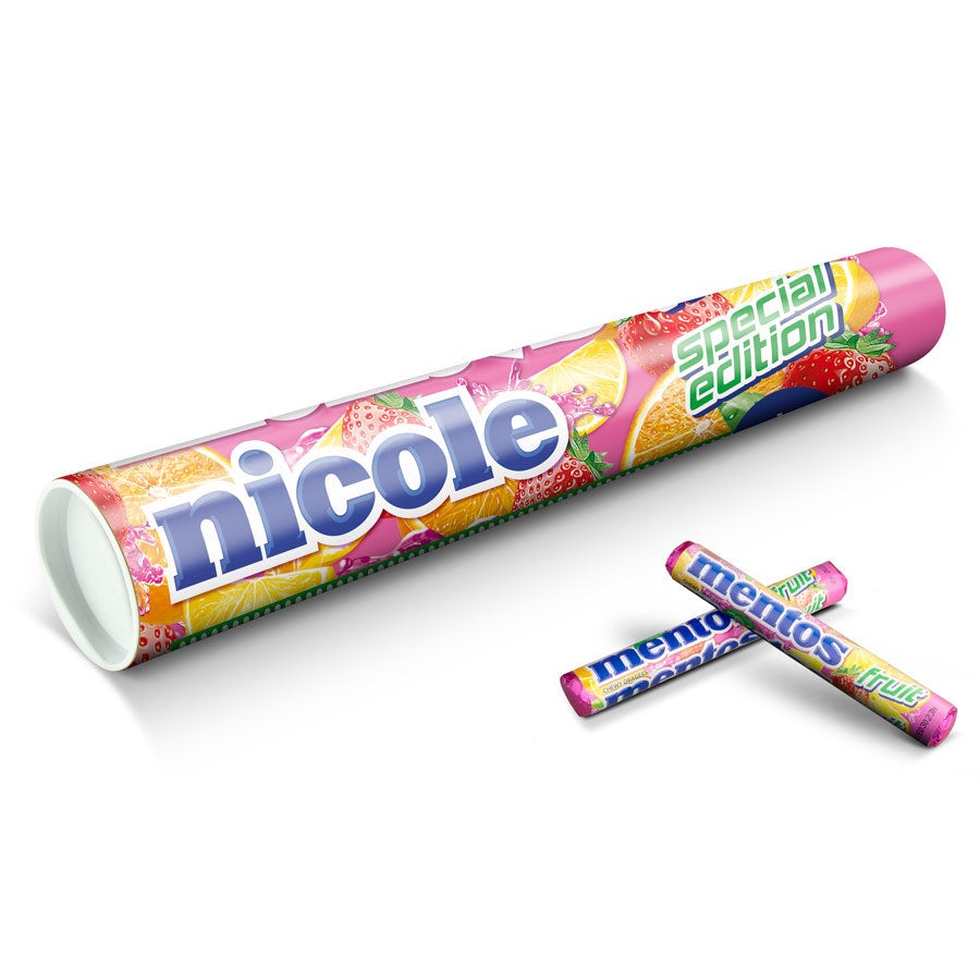 Personalised XXL Mentos Roll