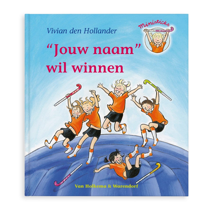 Boek met naam en foto - Saar wil winnen - Hardcover