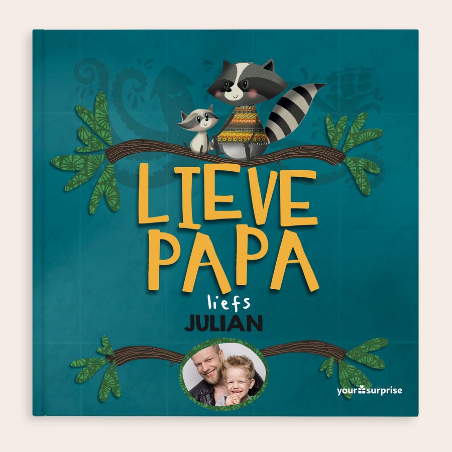 Gepersonaliseerd boek voor papa Gepersonaliseerd boek voor papa