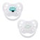 Pacifiers - White - Set of 2