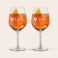 Personalised Aperol Spritz glass Personalised Aperol Spritz glass