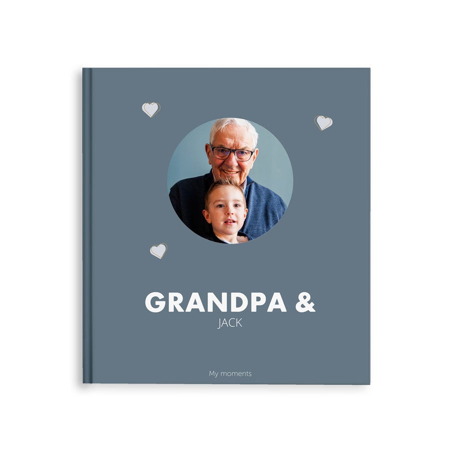 Album de fotografias - Avô e Eu - M - Capa dura - 40 páginas