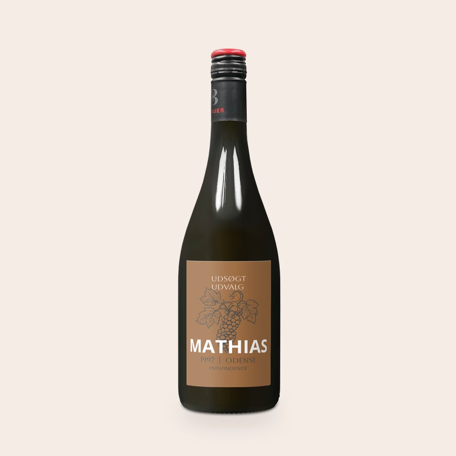 Vin med personlig etikette - Emil Bauer Spätburgunder Vin med personlig etikette - Emil Bauer Spätburgunder