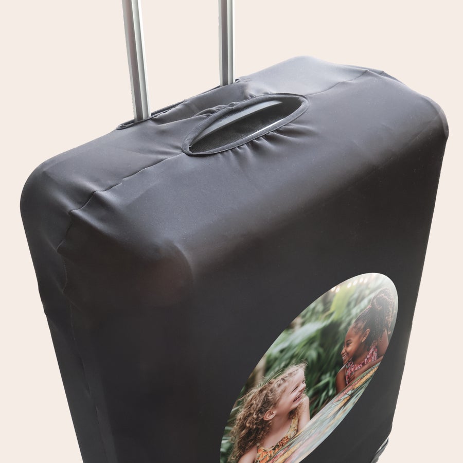 Personalised suitcase cover Personalised suitcase cover