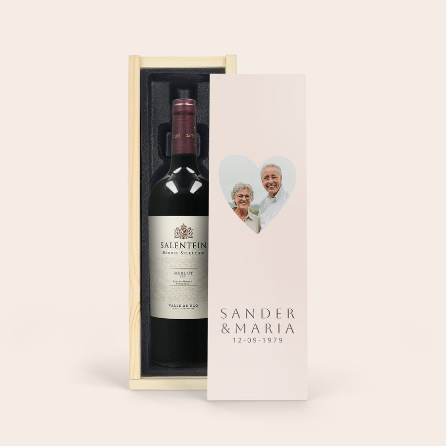 Wijn Salentein Merlot personaliseren Wijn Salentein Merlot personaliseren