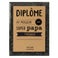 Diplôme du meilleur papa - Design marbre