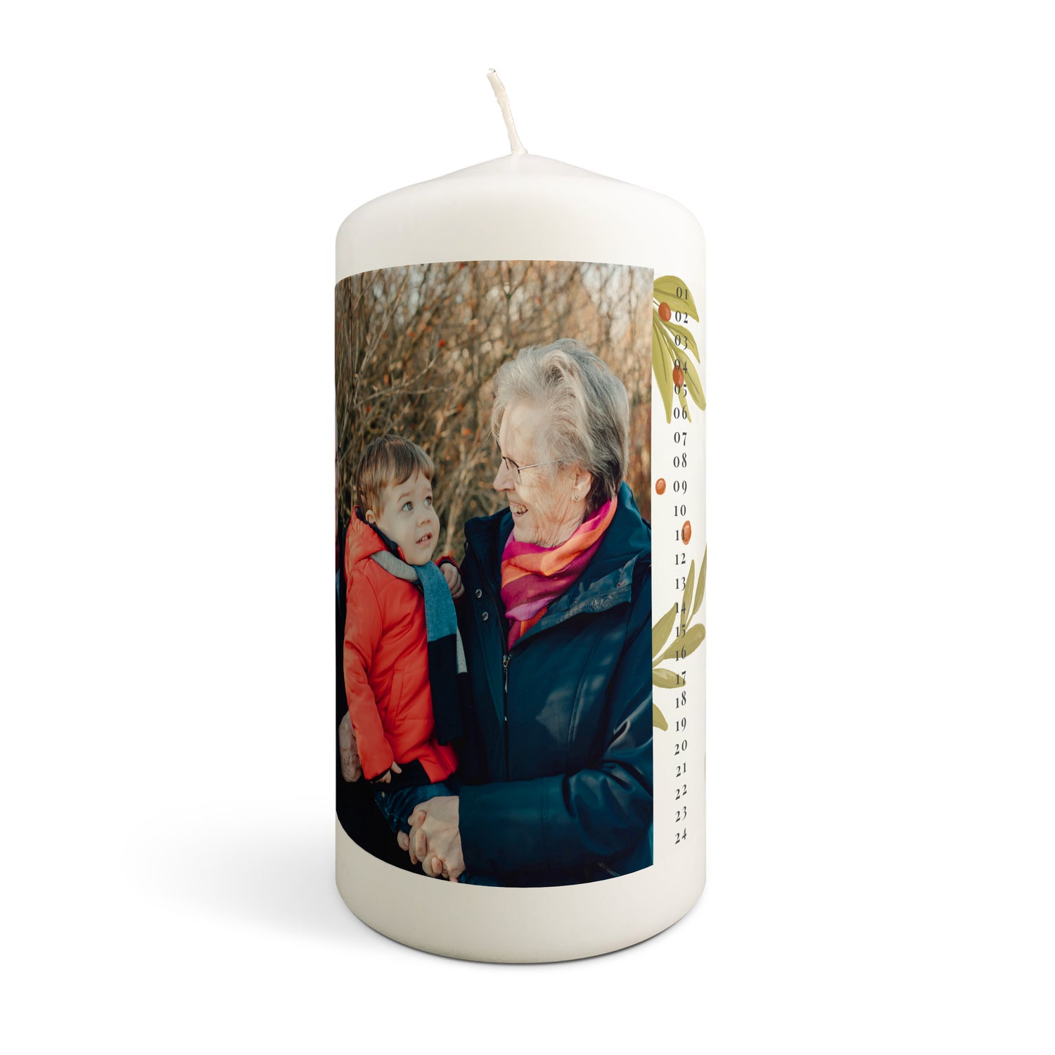 Personalizowane �wi�teczne �wieczki adwentowe ze zdj�ciem 19x10