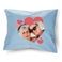 Personalizowana romantyczna poduszka ze zdjęciem- duża - błękitna