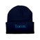 Hímzett beanie - Navy