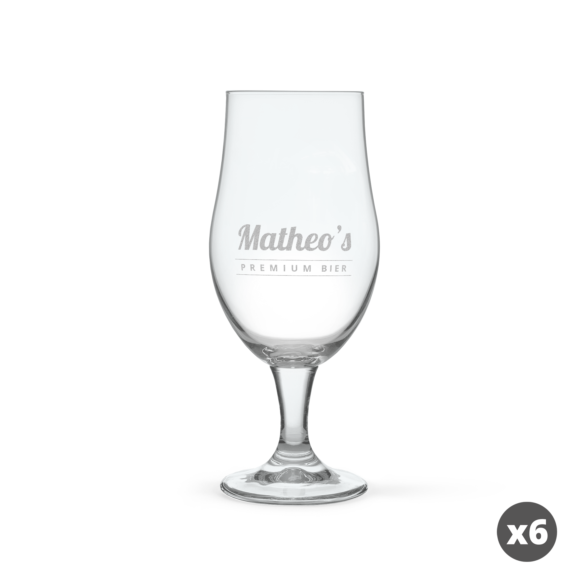 Speciaalbier glas met naam graveren