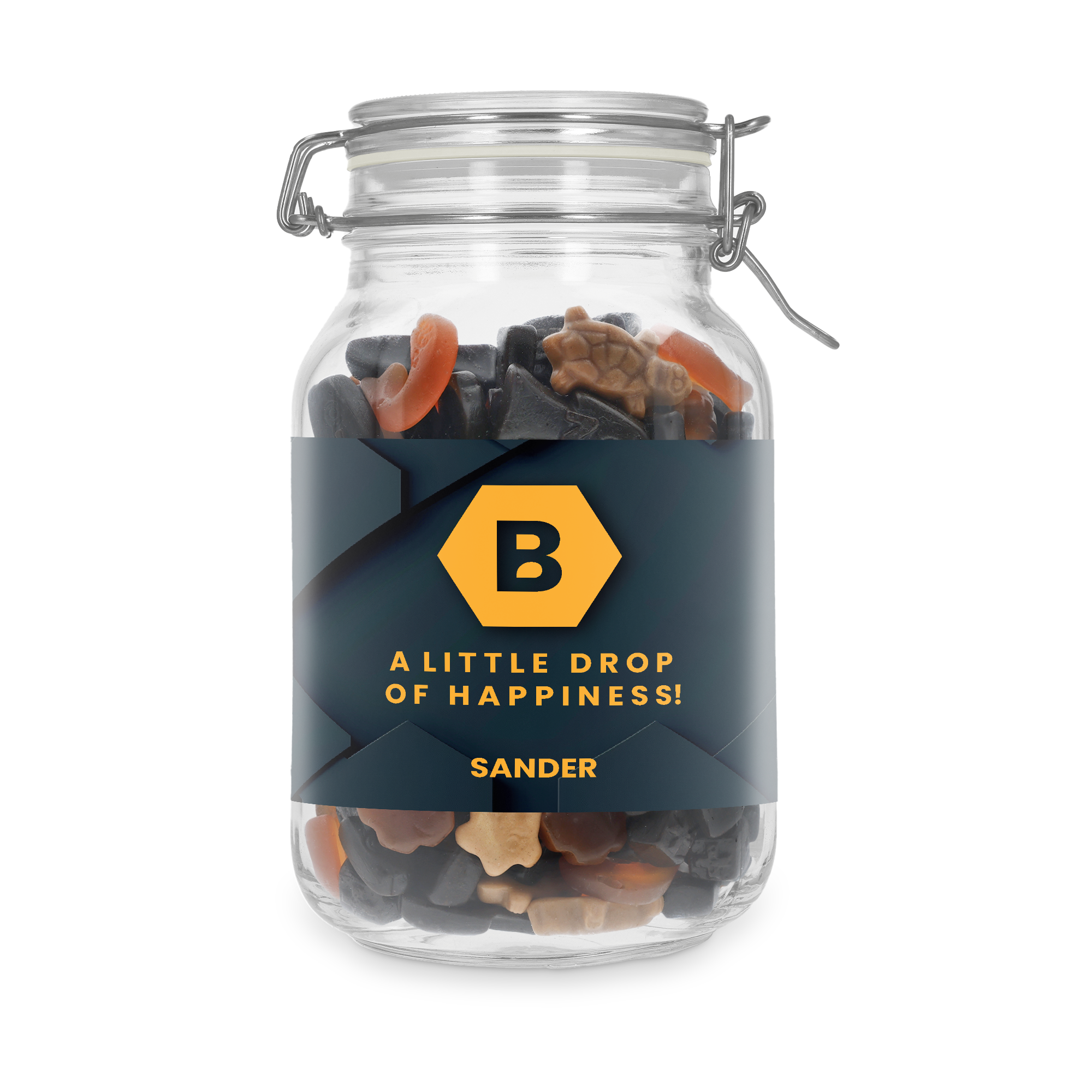 Bocal à bonbons personnalisé
