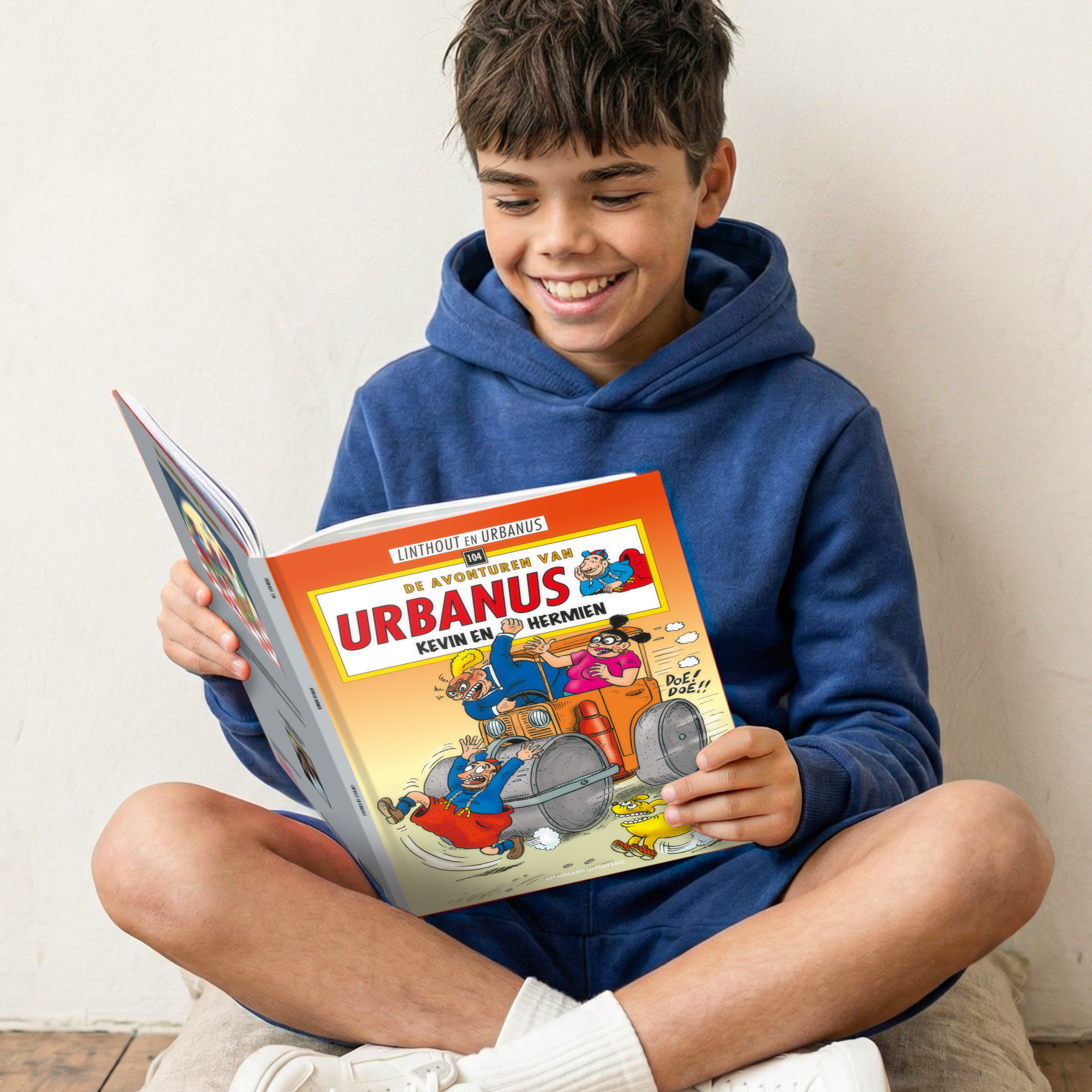 Boek "De avonturen van Urbanus" personaliseren