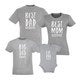 Matching family set - Baby romper - Grey - 50/56