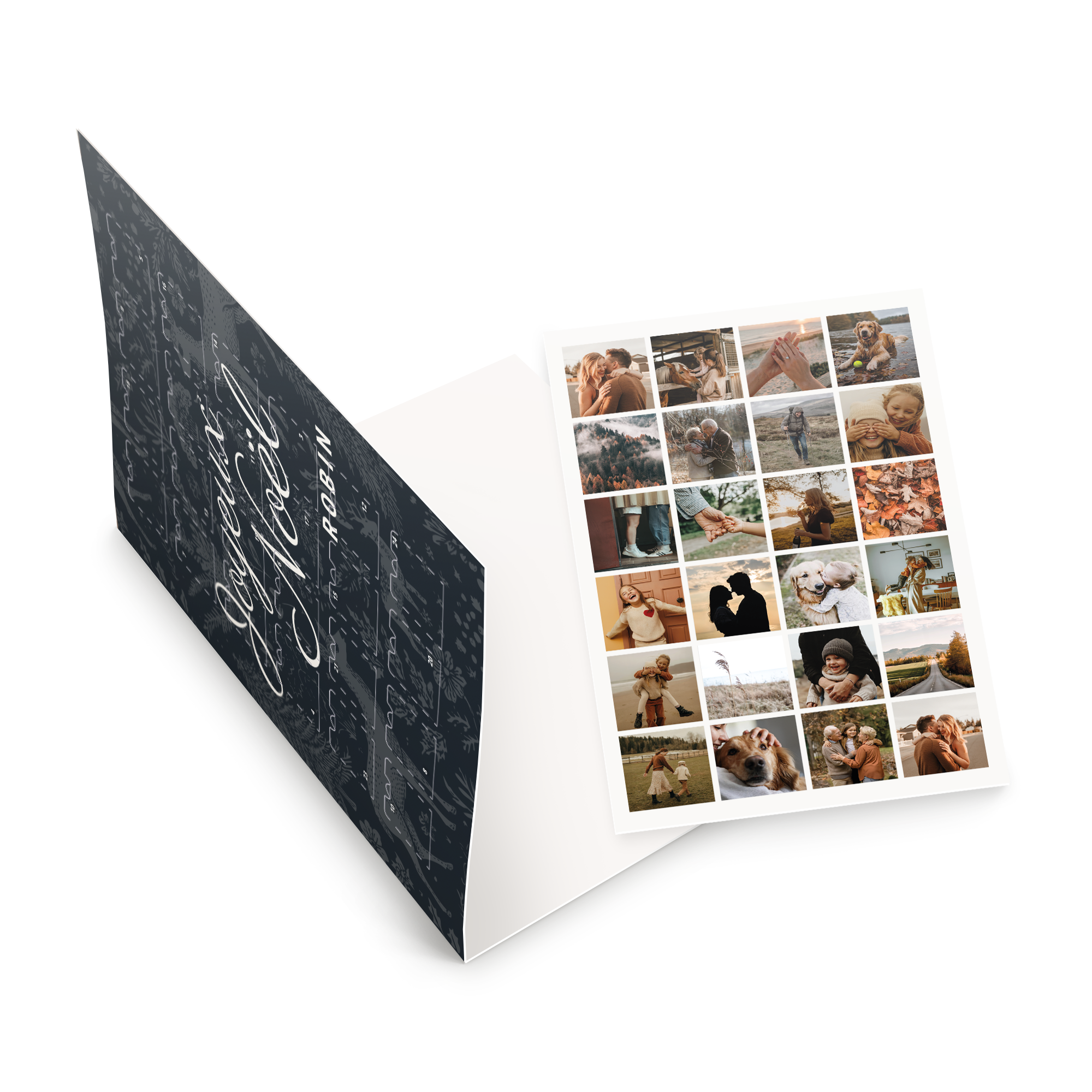 Calendrier de l'Avent personnalisé- Photo