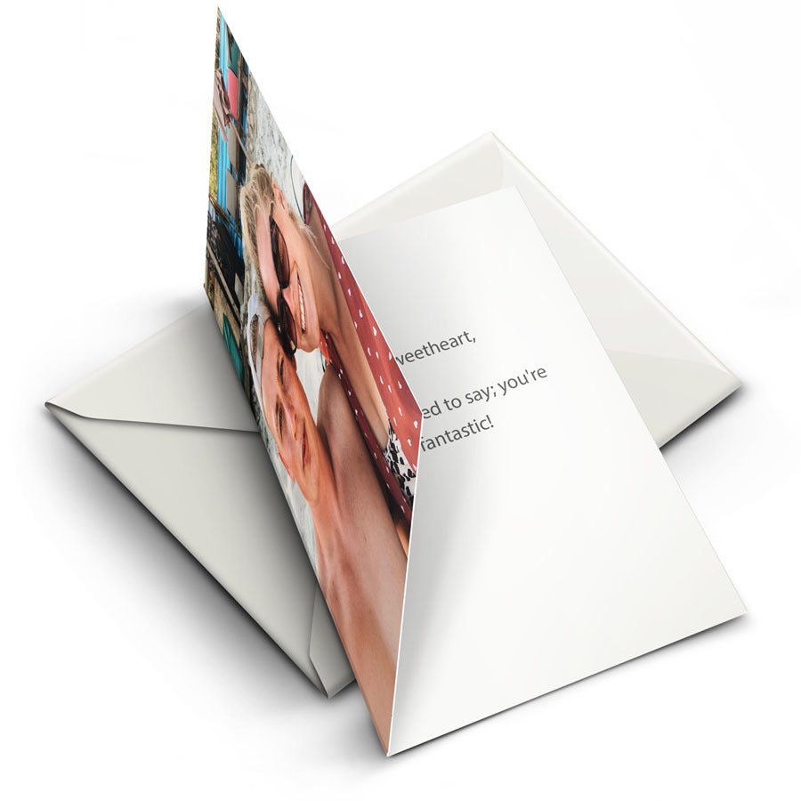 Card foto personalizat