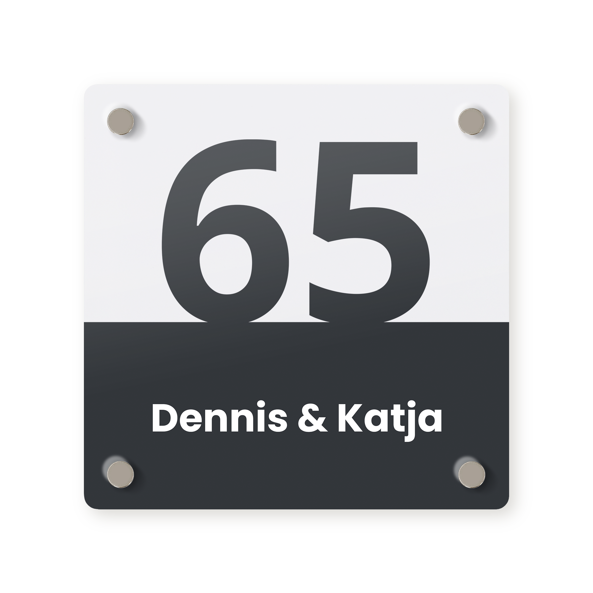 Personalisiertes Türschild