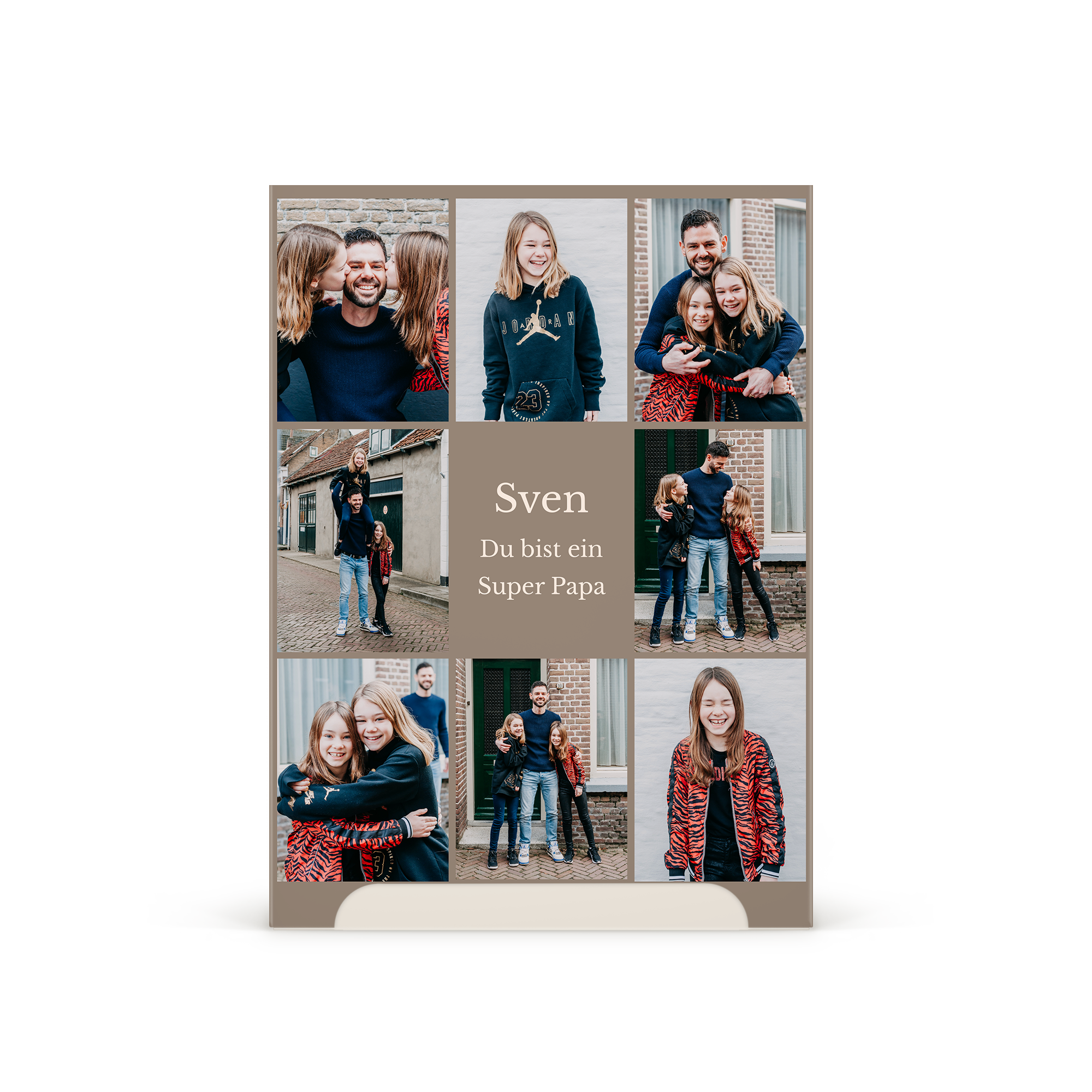 Axe Geschenkset mit personalisierter Hülle, bedruckt mit Collagenfotos und dem Text 