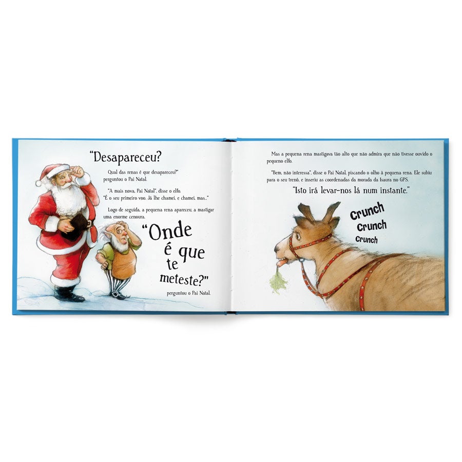 Livro infantil personalizado - Pai Natal está a chegar