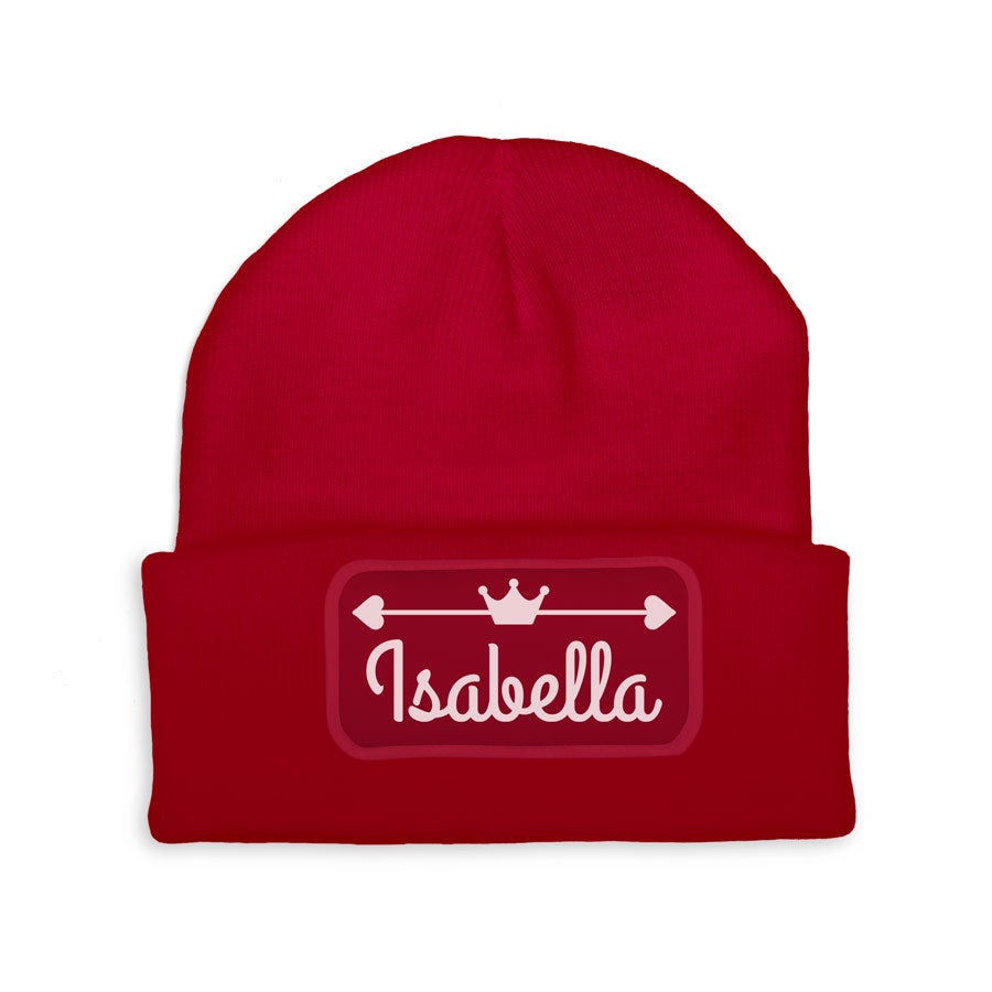 Personalised beanie - Red