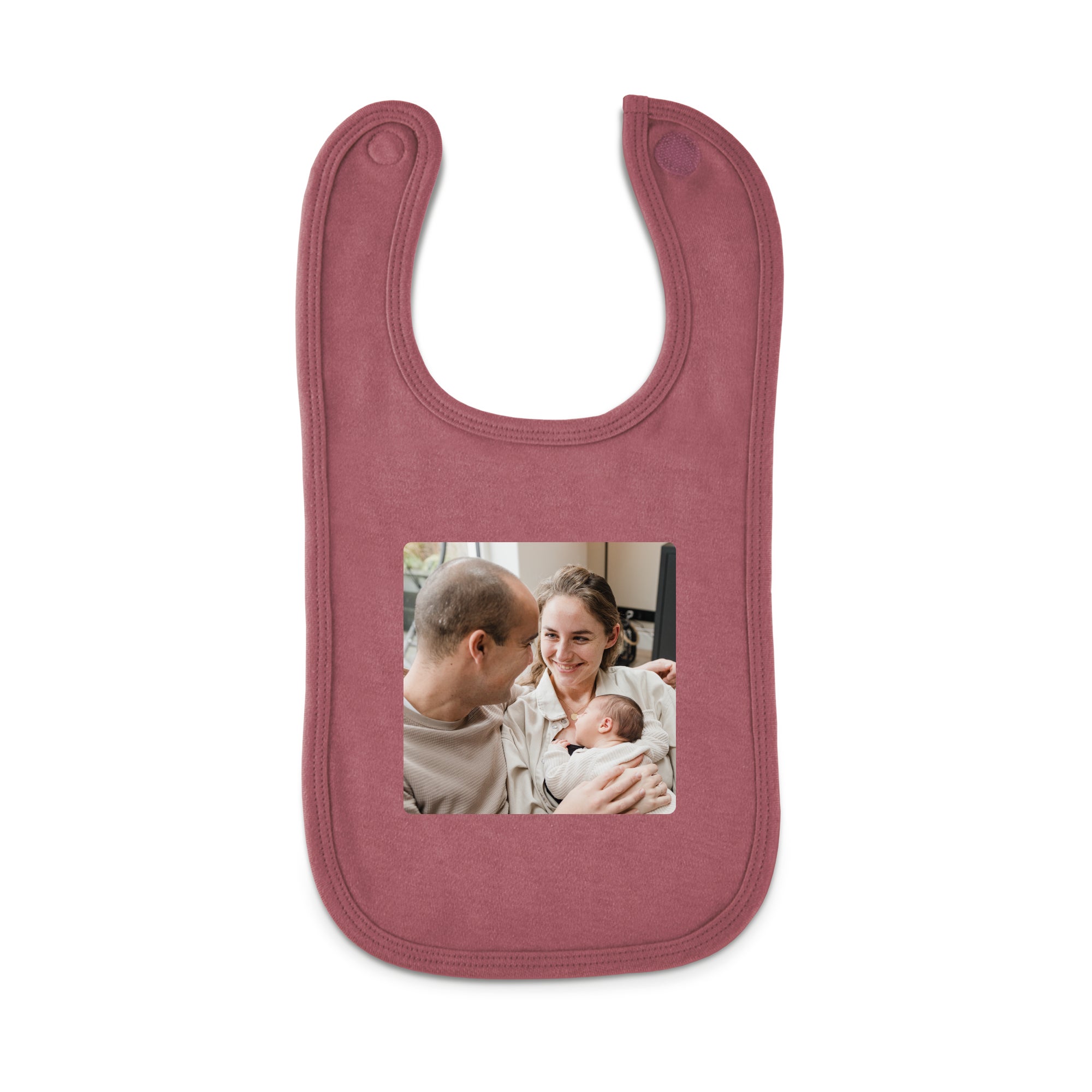 Gepersonaliseerd slabbetje - Roze Gepersonaliseerd slabbetje - Roze